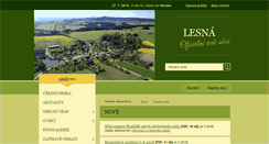 Desktop Screenshot of lesna.cz